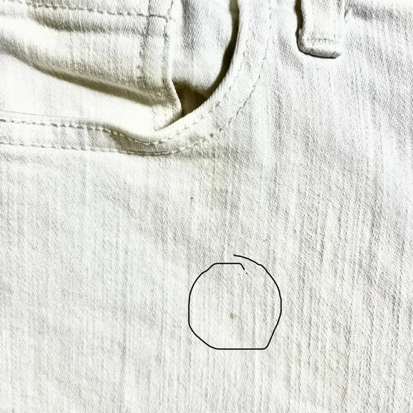 Madewell Tall 9" High-Rise white Skinny Jeans size 27T - Picture 13 of 14